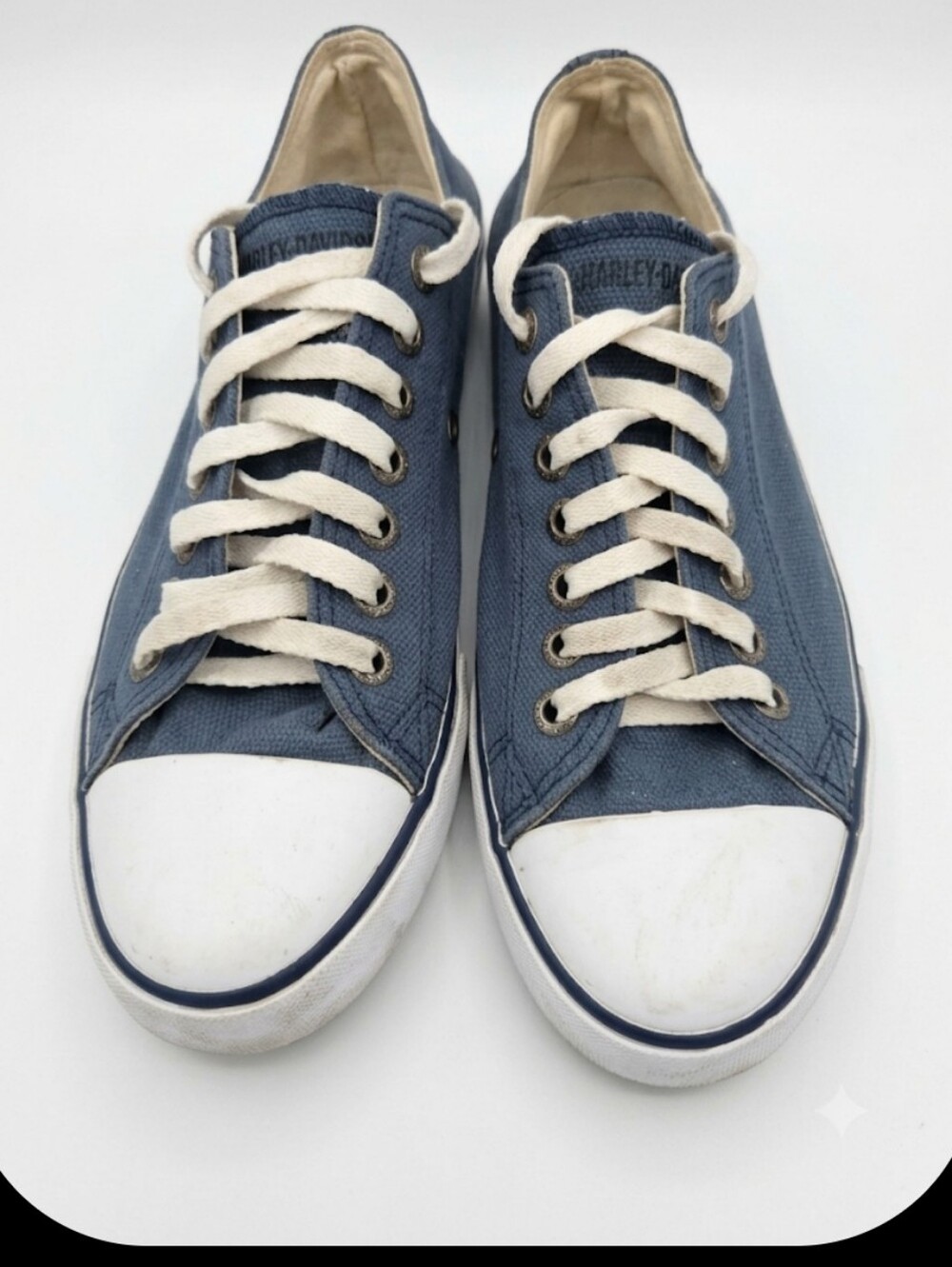 Harley-Davidson Men's Low-Top Canvas Sneakers Size 9